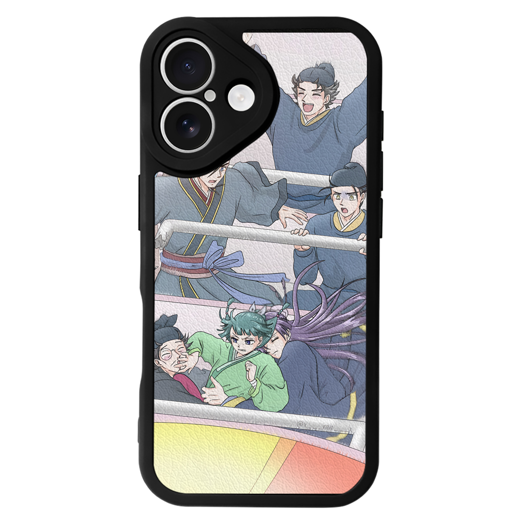 （画像用） 薬屋のひとりごと The Apothecary Diaries 【iPhone 16シリーズ対応】シリコンスマホケース（レザー調） 材質：シリコン